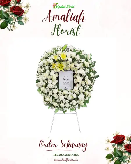 Krans Bunga Duka Grogolpenatus